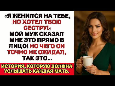Видео: ＂Я женился на тебе, НО я ХОТЕЛ ТВОЮ СЕСТРУ!＂ Мой муж сказал это прямо мне в лицо!