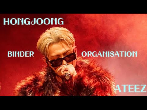 Видео: Организация биндера Hongjoong | ATEEZ