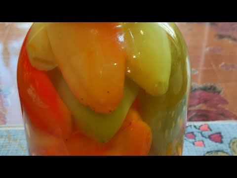 Видео: Маринованный перец для фарширования. Это так легко и просто.