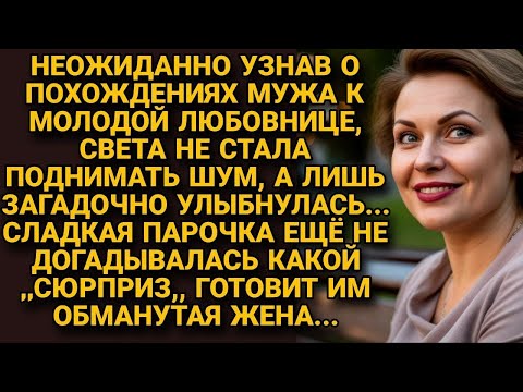 Видео: Узнав о любовнице мужа, не стала поднимать шум, а улыбнулась   парочка ещё не знала