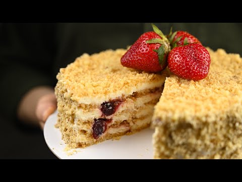 Видео: Вкусно и точка! Торт Пломбир без духовки и выпечки! А может это Сметанник?)