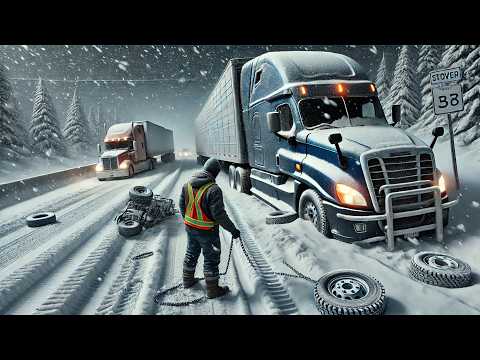 Видео: Опасные Дороги: Зима Глазами Дальнобойщика
