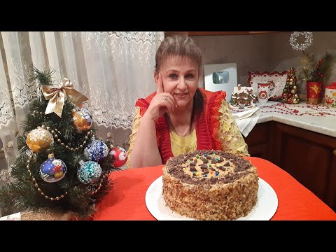 Видео: 🎄Торт без духовки. Самый простой и вкусный рецепт.