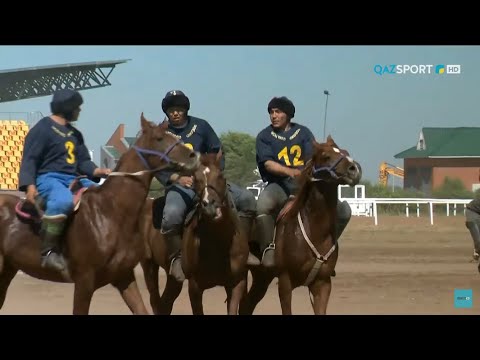 Видео: Көкпар. Федерация Кубогы. Түркістан - Маңғыстау