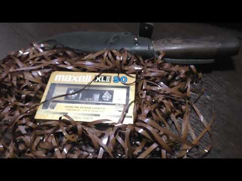 Видео: Вскрываю дорогую кассету,пробую на запись