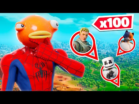Видео: Прятки на 100 ЧЕЛОВЕК в Фортнайт! Кто найдет больше?