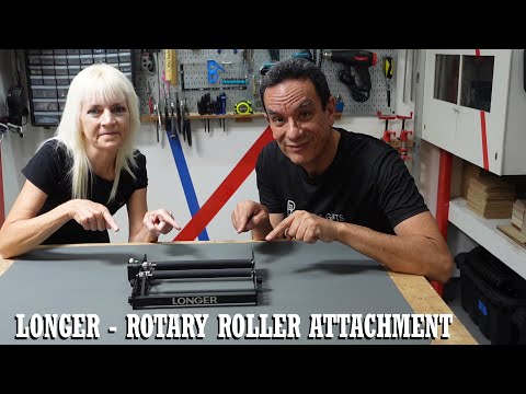 Видео: Осваиваем лазерную гравировку: используем роликовую насадку на лазере Longer Ray5 20W!