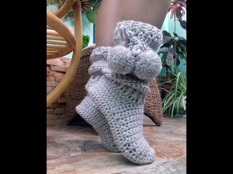 Видео: Вязаные сапожки. Красивые идеи для творчества|Вязаные сапоги