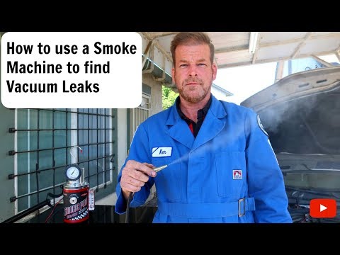 Видео: Как использовать дымовую машину для поиска утечек вакуума.