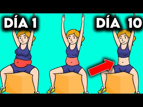 Видео: 10-дневный сидячий челлендж (Чтобы похудеть и похудеть)