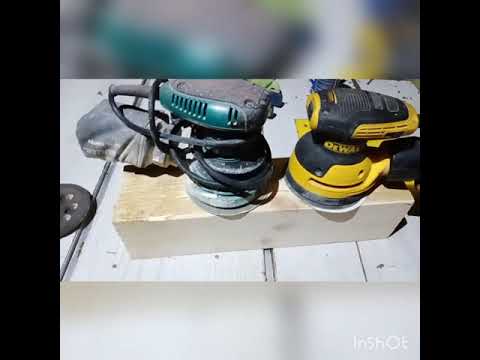 Видео: DeWalt 6423  замена подошвы+ сравнение с makita