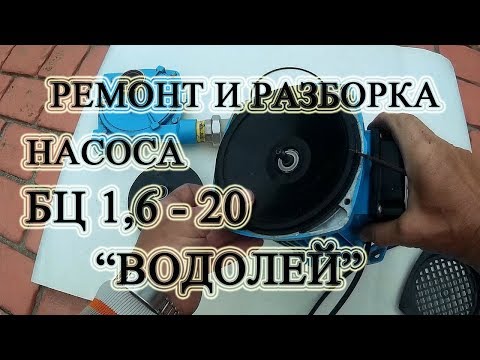 Видео: 🍇 Разборка и ремонт насоса БЦ 1,6 - 20 "Водолей". Проверка сальника, замена отражателя.