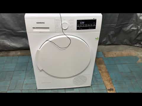 Видео: Компрессорная сушильная машина Siemens IQ500, Модель: WT45W4B3