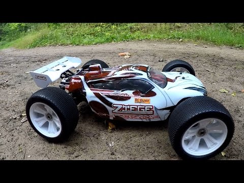 Видео: Бюджетная радиоуправляемая модель 8-го масштаба с БК, Himoto Ziege Brushless