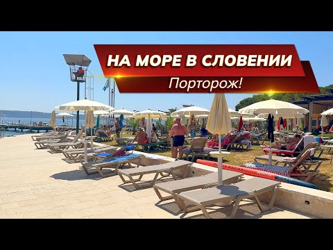Видео: Наш первый день на море в Словении!