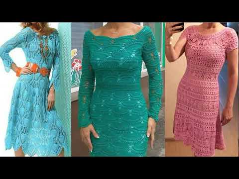 Видео: АЖУРНЫЕ ВЯЗАНЫЕ КРЮЧКОМ И СПИЦАМИ ПЛАТЬЯ / ЖЕНСКАЯ МОДА