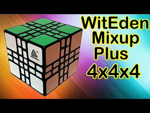 Видео: Как собрать куб WitEden Mixup Plus 4x4x4, How to solve cube 4х4х4