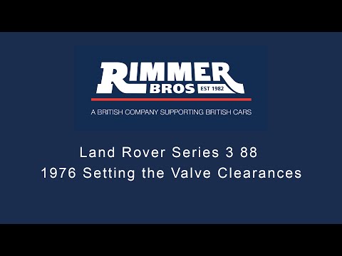 Видео: Land Rover Series 3 88 1976 Установка зазоров клапанов