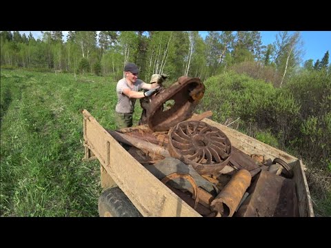 Видео: ТОННЫ ОТЛИЧНОГО МЕТАЛЛА!!! МЕТАЛЛО КОП!!! НА ТРАКТОРОЙ СТОЯНКЕ В ПОЛЕ!!!