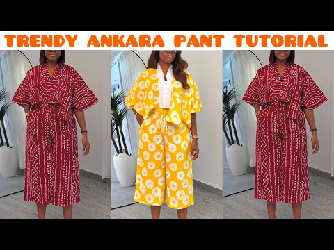 Видео: Как сшить модные мешковатые брюки с резинкой на талии и веревкой / Мастер-класс по пошиву брюк тр...