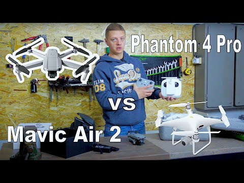 Видео: DJI Mavic Air 2 vs Phantom 4 Pro - Дальше, Лучше, Быстрее?? Прямое сравнение двух дронов!