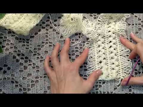 Видео: Вязание на вилке. Шапочка. Часть 5 // Women's hats knitting // Сrochet scarf