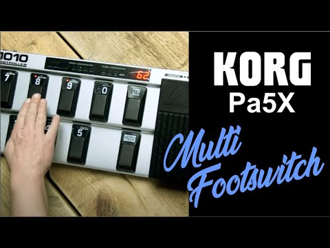 Видео: Альтернатива многофункциональному ножному переключателю Korg Pa5x EC5, работающая на большинстве ...