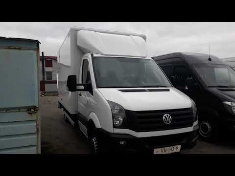 Видео: Как с завода! Только пригнан. Volkswagen crafter 120 kwt 2015 год гидроборт 22,0$