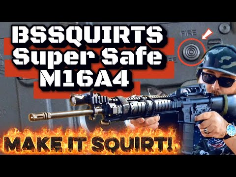 Видео: Супербезопасная сборка M16A4 – тест BSSquirts Super Safety