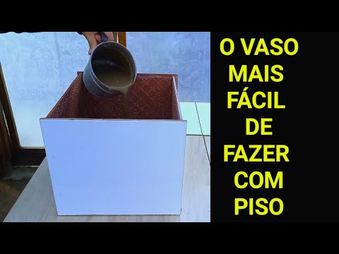Видео: .Как сделать вазу из цемента с полом, вазу сделать легко.