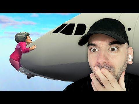 Видео: МАРИЙКА Я БЛЪСНА САМОЛЕТ - Scary Teacher 3D (New Game)
