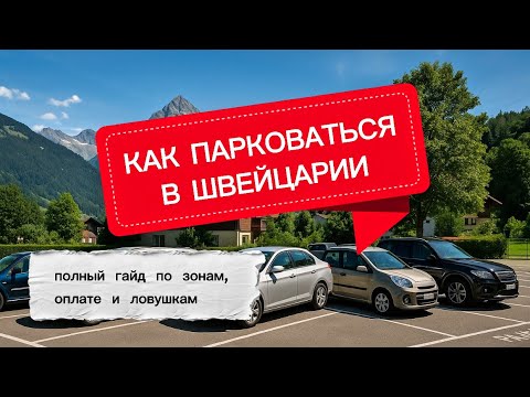 Видео: Как ПАРКОВАТЬСЯ в ШВЕЙЦАРИИ : зоны, оплата, штрафы| 2025