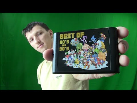 Видео: Китайские картриджи для сеги 196 в 1 Best of '80 & '90 Sega Game Collection