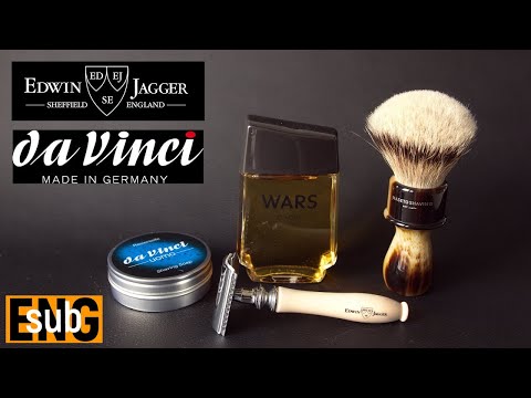 Видео: Edwin Jagger Ivory DE Safety Razor, da Vinci Uomo, Maseto Shaving 26мм | Бритьё с HomeLike