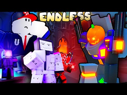 Видео: Прошёл с Набором для Endless  Бесконечный режим  в Toilet Tower Defense