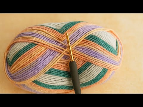 Видео: Этот узор крючком — настоящее произведение искусства! 👌 Всего 2 ряда / Очень просто и очень красиво