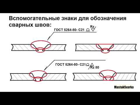 Видео: Обозначение швов на чертеже