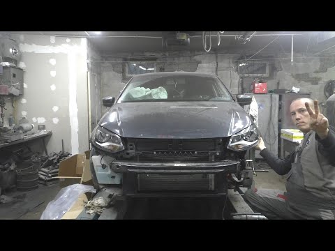 Видео: Volkswagen Polo 2016 подгонка левого крыла