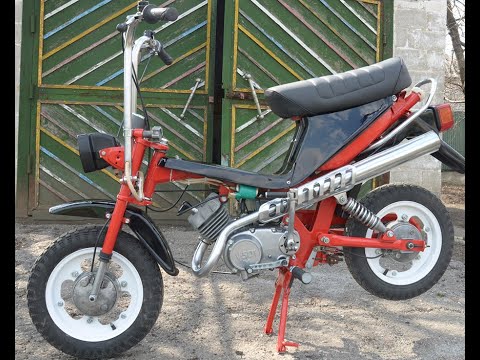 Видео: Мопед мини мокик Стелла после капитального ремонта.