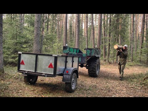 Видео: Делаю прицеп для трицикла и ЛуАЗа / 2 часть