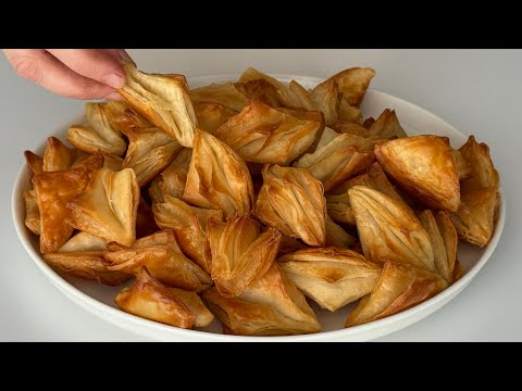 Видео: Только мука, кипяток и масло. 👆 Невероятно простой рецепт 👆 БЫСТРО, ВКУСНО