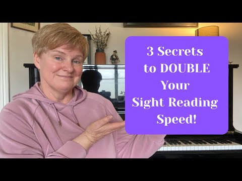 Видео: 3 секрета, как УДВОИТЬ скорость чтения с листа