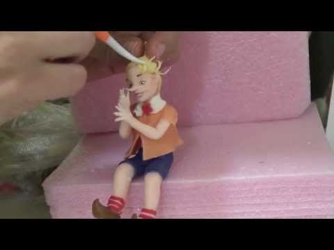 Видео: Буратино и Пьеро. Вторая часть фильма о торте Буратино (cake Buratino)