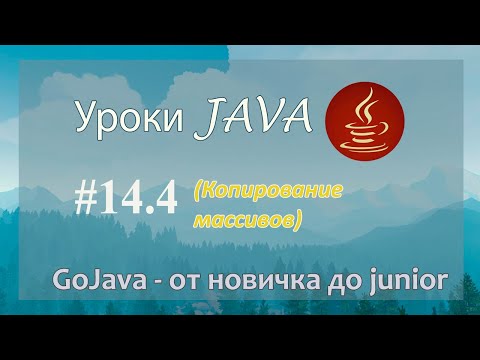 Видео: Java - урок 14.4 (Копирование массивов)