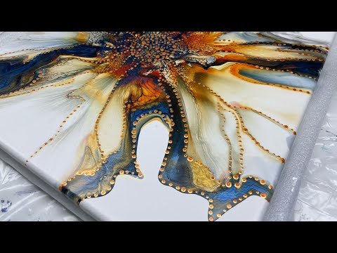 Видео: 440. О Драма! Big Bloom Blowout превратился в искусство смешанной техники! /жидкое искусство