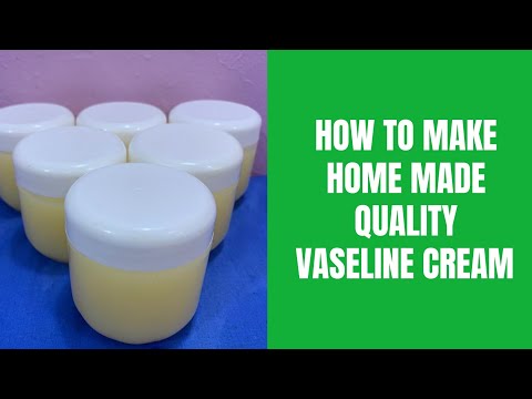 Видео: Как сделать вазелиновый крем (домашний вазелин легко)
