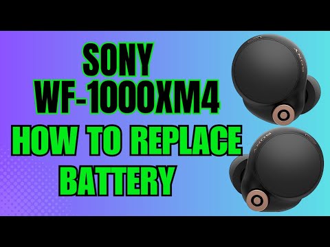 Видео: Как заменить аккумулятор в беспроводных наушниках Sony WF-1000XM4 WF1000XM4 XM4 | Установка | Сня...