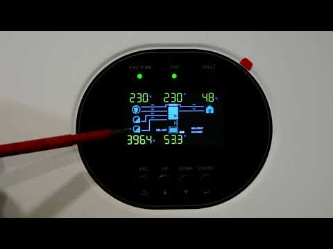 Видео: Изменение входа солнечной энергии к инвертору Growatt SPF 6000 ES Plus