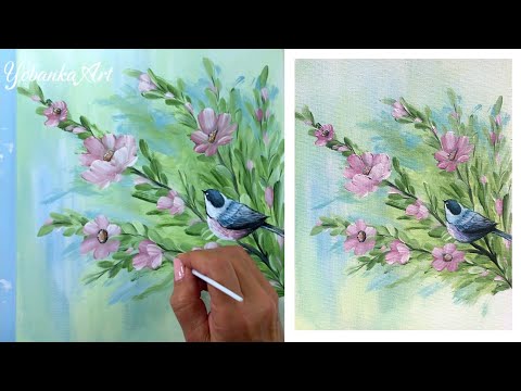 Видео: Создайте красивые цветочные картины всего за 30 минут