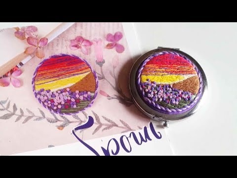 Видео: БРОШЬ превращается, превращается… в ЗЕРКАЛЬЦЕ! // ОТ ОБЗОРА  до ГОТОВОЙ  работы